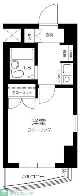 ダイホープラザ西荻窪(1K/6階)の間取り写真