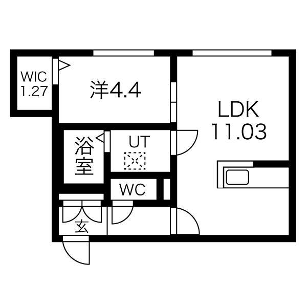 CLIMB36(1LDK/3階)の間取り写真