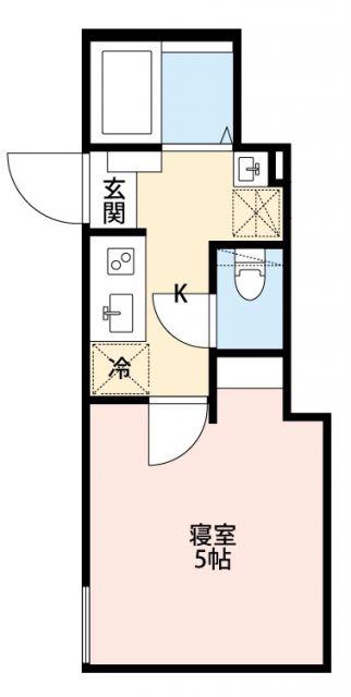 グランクオール北池袋(1K/4階)の間取り写真