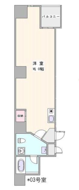 REAL川崎(ワンルーム/2階)の間取り写真