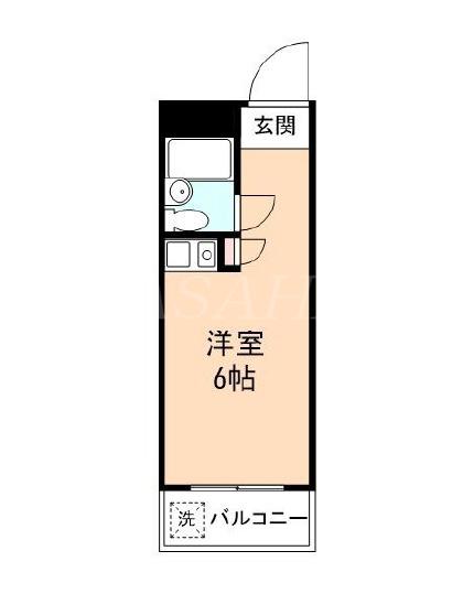 ハイシティ表参道(ワンルーム/3階)の間取り写真
