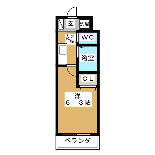 フジマンションアスカ(1K/1階)の間取り写真