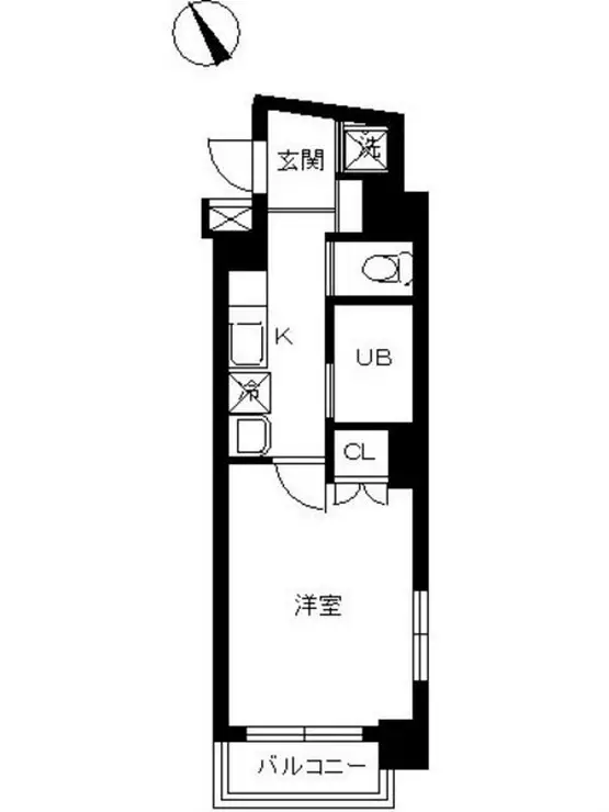 スカイコート後楽園EAST 1階階 間取り