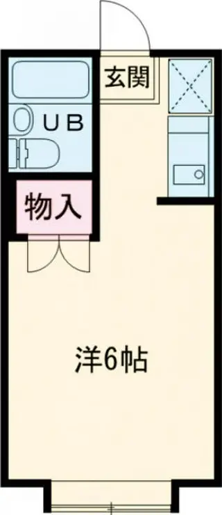 メゾン平野 3階階 間取り