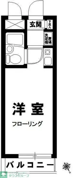 アーバンポイント千歳船橋 4階階 間取り