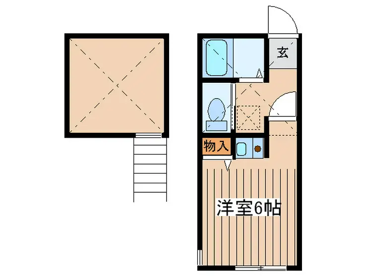 フラッツK 1階階 間取り