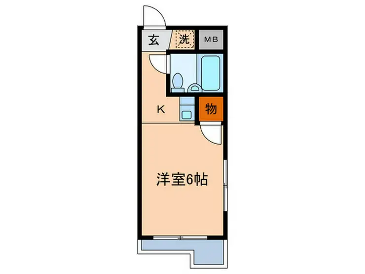 ハウス千駄木 3階階 間取り
