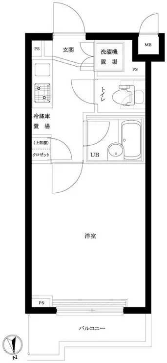 ルーブル大鳥居 2階階 間取り