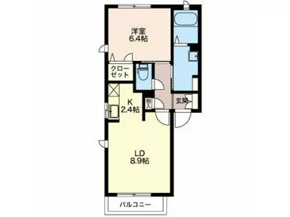 アーバン ステージ(1LDK/2階)の間取り写真