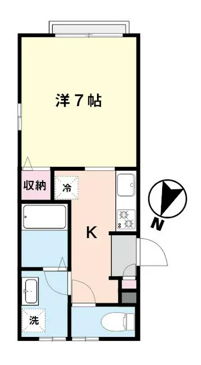 リジェル上高田 1階階 間取り