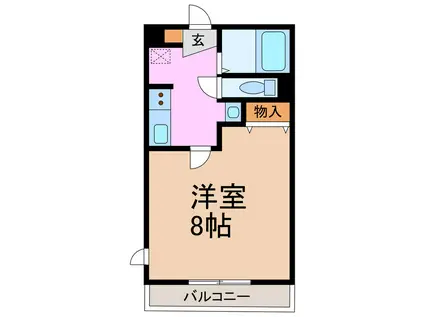 TIERRA イースト(1K/1階)の間取り写真