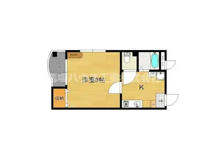 メゾンドマルコ(1K/3階)の間取り写真