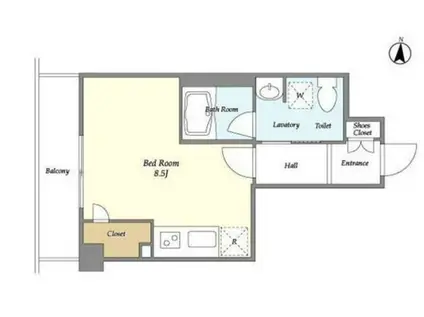 アーバンフォート住吉(ワンルーム/3階)の間取り写真