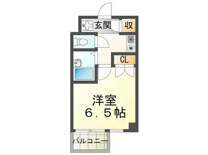 シティライフつかさ(1K/3階)の間取り写真