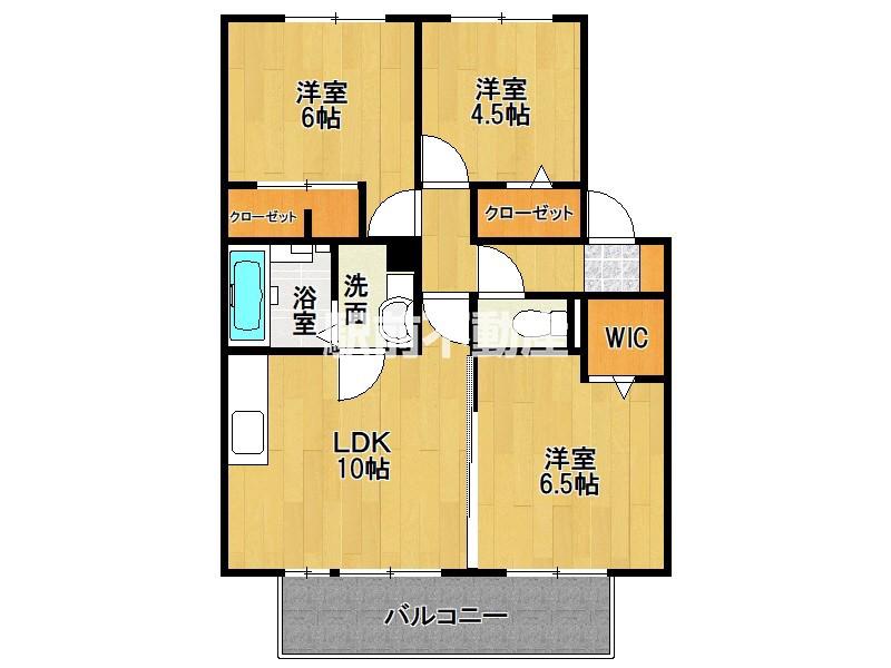 トロワーズ湘南II(3LDK/2階)の間取り写真