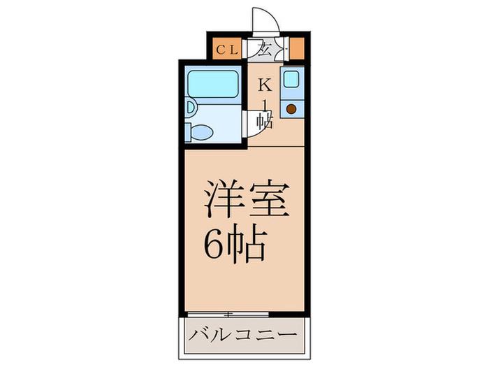 日神パレス西台第2(1K/10階)の間取り写真