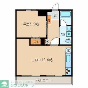 コンフォール(1LDK/3階)の間取り写真