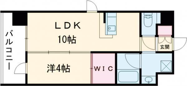 グランドゥーエ永和駅前(1LDK/3階)の間取り写真