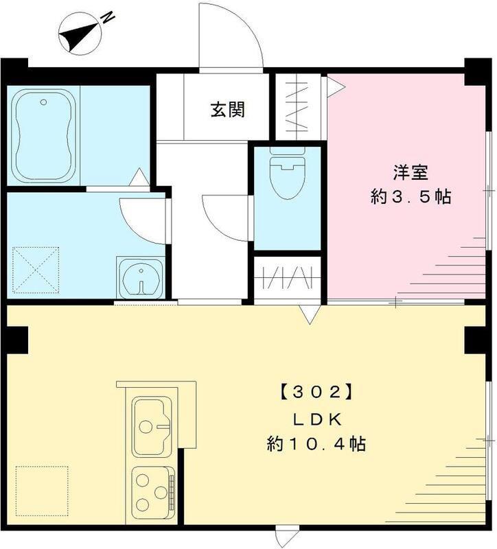 SEED LEAF(1LDK/3階)の間取り写真