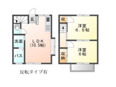 ミユキコーポ(2LDK/1階)の間取り写真