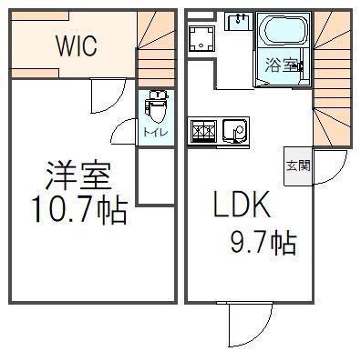 コフレ高田馬場(1LDK/1階)の間取り写真