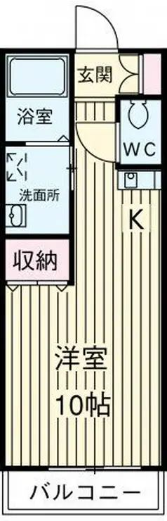 ヴェルデ橋本 1階階 間取り
