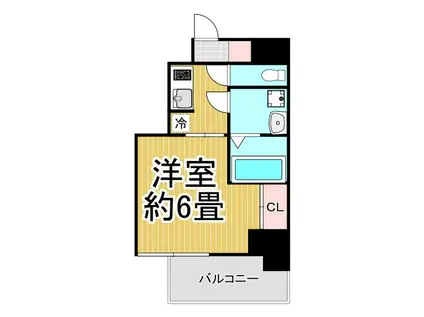 サムティ姫島LUMETO(1K/5階)の間取り写真