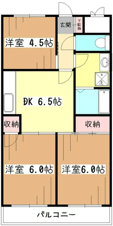 メゾンタグチ 1階階 間取り