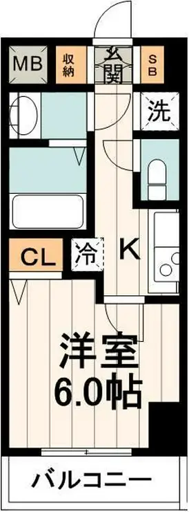 TREACE枝川 7階階 間取り