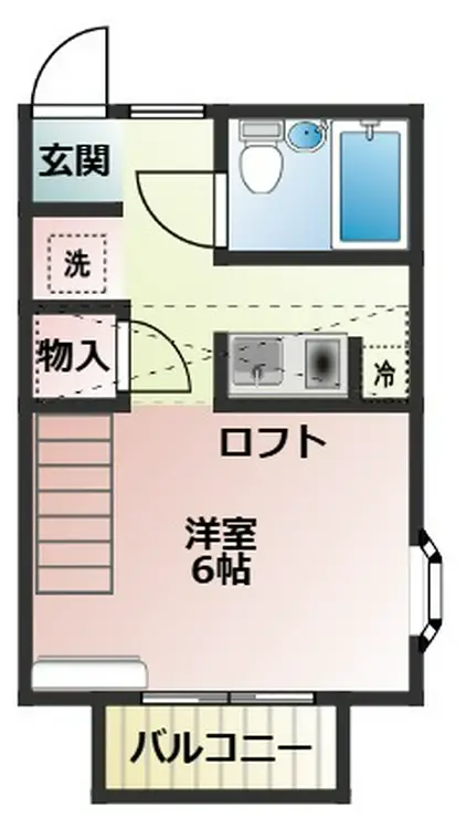 ブルーコスモ西坂田 2階階 間取り