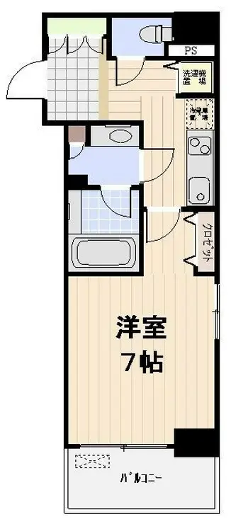 プロスペクト日本橋小網町 6階階 間取り