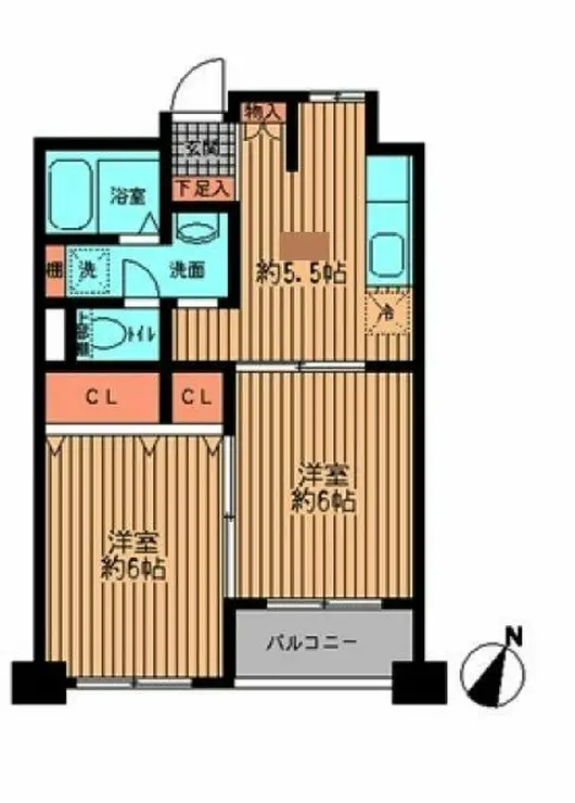 プライムアーバン勝どき 10階階 間取り