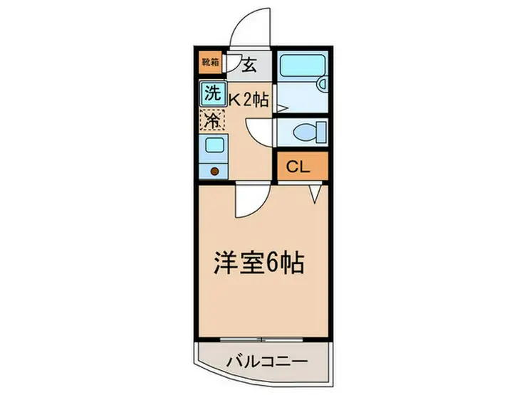カーサプリマベーラ 2階階 間取り