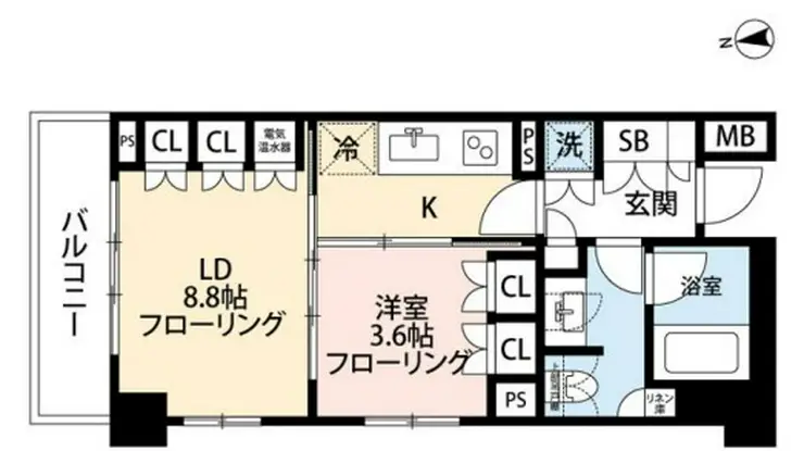 パークホームズ六本木乃木坂アーバンレジデンス 4階階 間取り