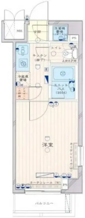ルーブル蒲田参番館 3階階 間取り
