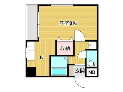 エスポワールY・K(1K/3階)の間取り写真