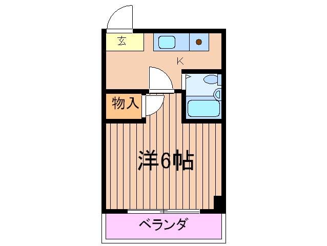 セラ天下茶屋(1K/3階)の間取り写真