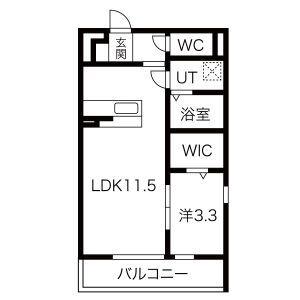 リブリ・昭和園(1LDK/1階)の間取り写真