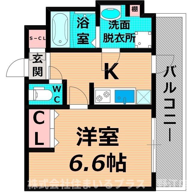 フェリシダ野江(1K/3階)の間取り写真