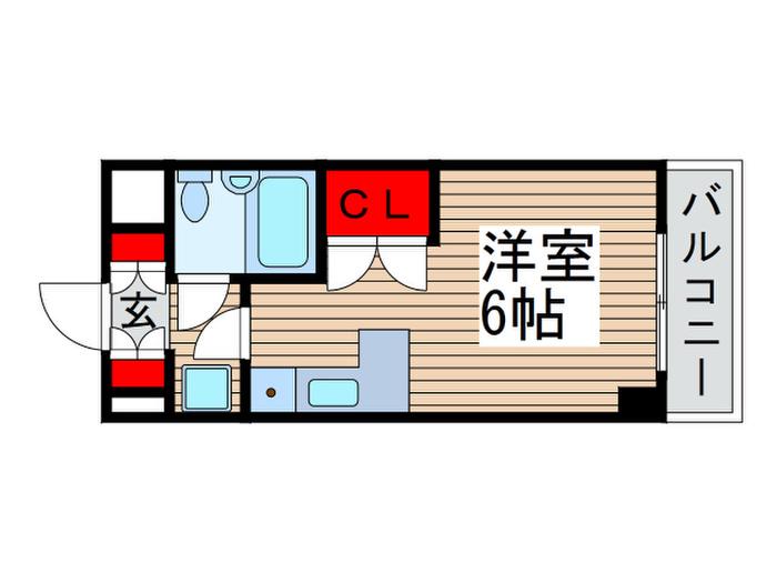 T′S GARDEN南柏(ワンルーム/3階)の間取り写真