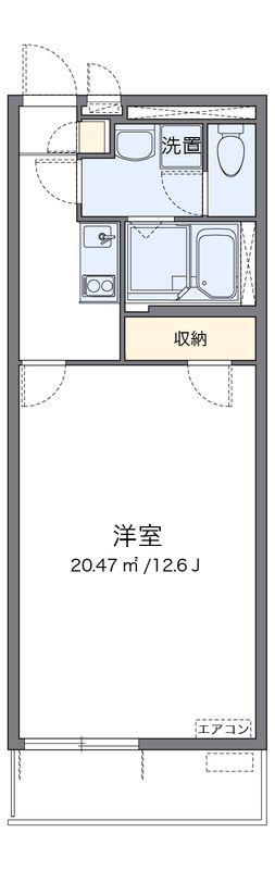 レオネクスト友(1K/1階)の間取り写真