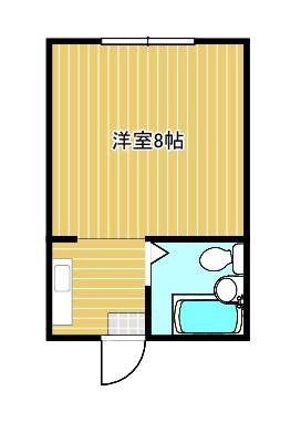 トラックスメゾン(1K/2階)の間取り写真