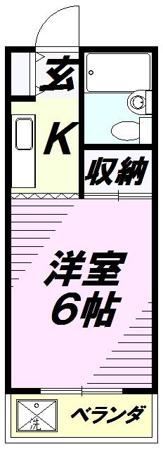 エクセレンスIRUMA(1K/3階)の間取り写真