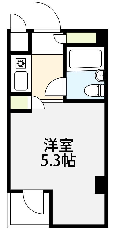 祐天寺センチュリー21(ワンルーム/3階)の間取り写真