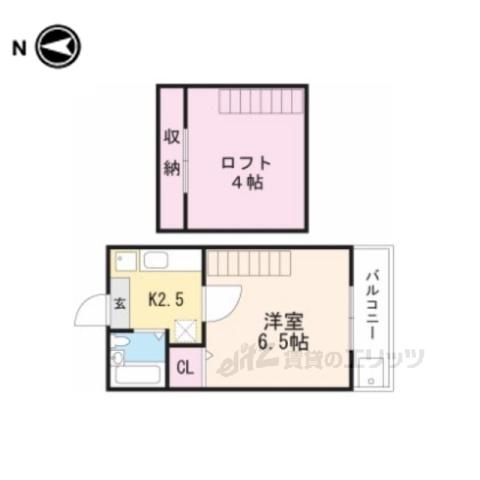ハイツマリーネ(1K/2階)の間取り写真