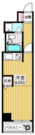 ライオンズマンション小岩第5(ワンルーム/1階)の間取り写真