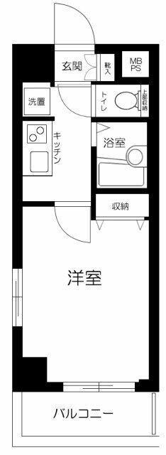 サンテミリオン錦糸町(1K/5階)の間取り写真