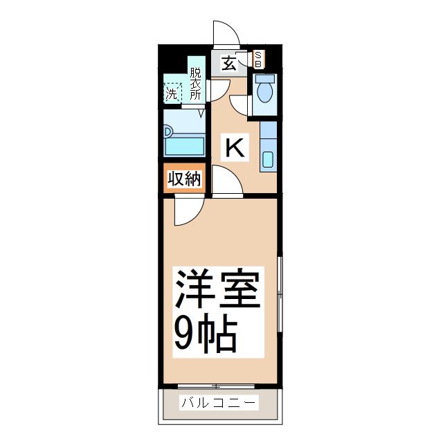 BONHOUSE(1K/1階)の間取り写真