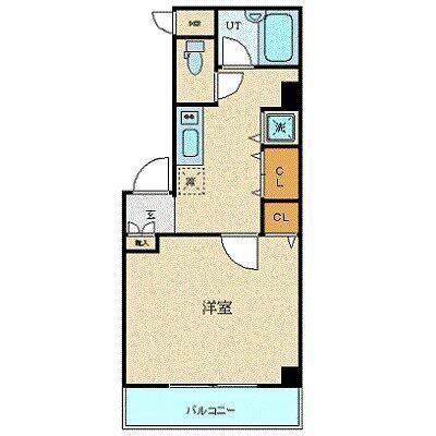 サンテミリオン大手町北(1K/7階)の間取り写真