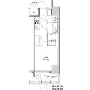 S-RESIDENCE名駅北ALESIA(1K/10階)の間取り写真
